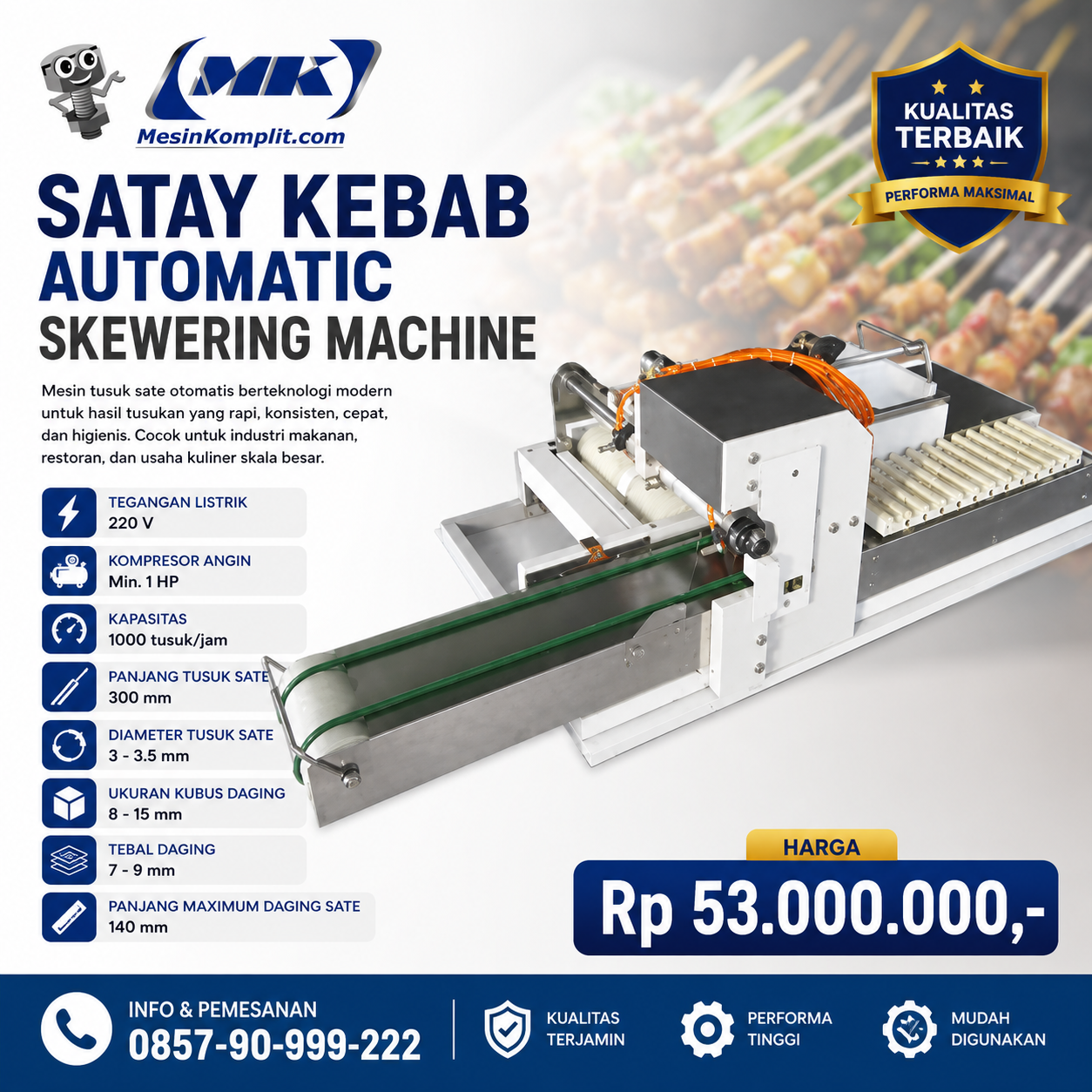 Mesin Penusuk Sate Otomat...